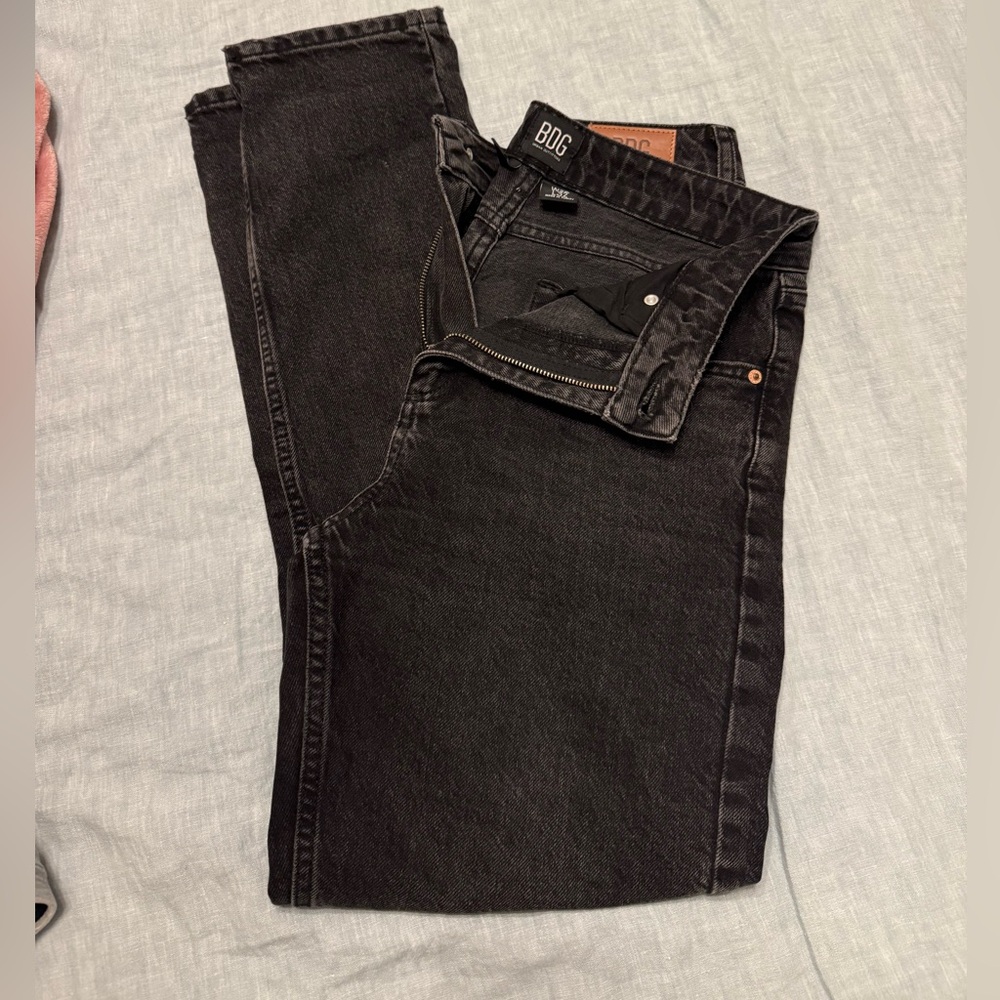 BDG wide leg black jeans